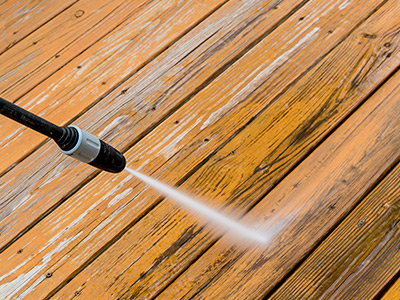 Deck washing