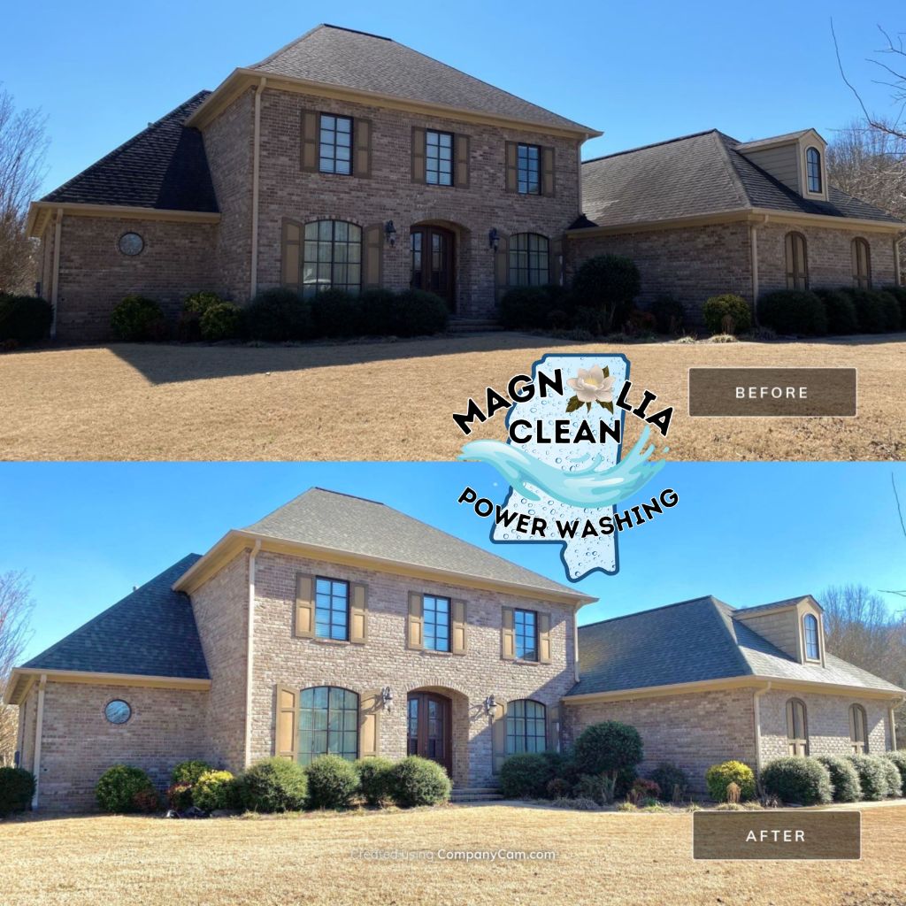 Another Roof Cleaning in Tupelo, MS