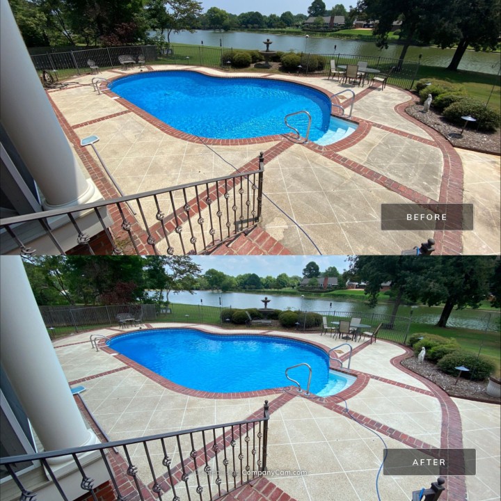 Driveway walkway pool patio